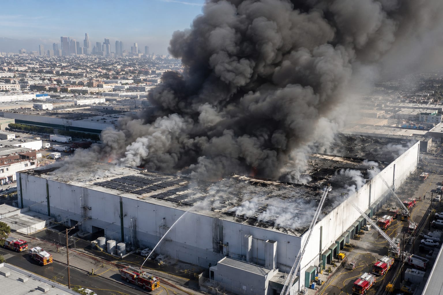 What the Los Angeles Warehouse Fire Teaches Building Owners About Rooftop Risk